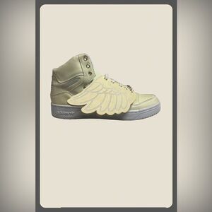 Jeremy Scott x Adidas Cream Wings High-Tops (Glow in Dark)